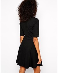 Robe patineuse noire Vero Moda