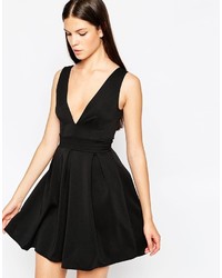 Robe patineuse noire Oh My Love