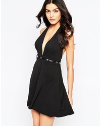 Robe patineuse noire Oh My Love