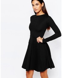 Robe patineuse noire Club L