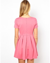 Robe patineuse rose