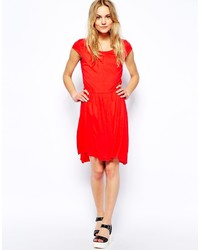 Robe patineuse rouge Vila