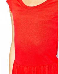 Robe patineuse rouge Vila