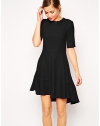 Robe patineuse rouge Asos