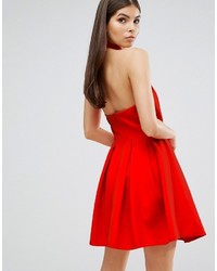 Robe patineuse rouge Oh My Love