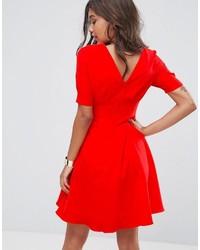 Robe patineuse rouge Little Mistress