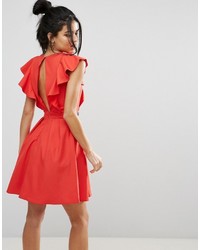 Robe patineuse rouge Little Mistress