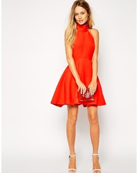 Robe patineuse rouge Finders Keepers