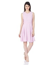 Robe patineuse violet clair