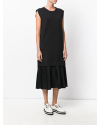 Robe plissée noire MM6 MAISON MARGIELA