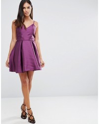 Robe pourpre foncé AX Paris