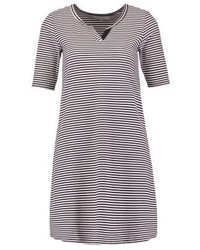 Robe-pull à rayures horizontales grise TWINTIP
