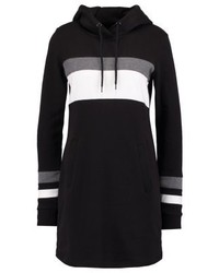 Robe-pull à rayures horizontales noire TWINTIP