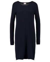 Robe-pull bleu marine Vila
