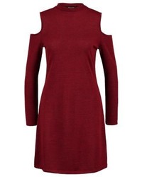 Robe-pull bordeaux New Look