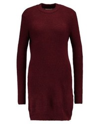 Robe-pull bordeaux Pieces