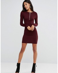 Robe-pull bordeaux Brave Soul