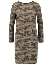 Robe-pull camouflage marron Only