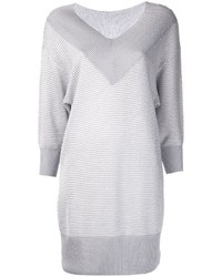 Robe-pull en tricot grise Ambell