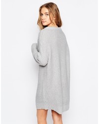 Robe-pull en tricot grise Asos