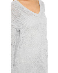 Robe-pull en tricot grise Cupcakes And Cashmere