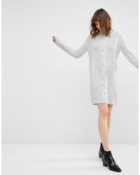 Robe-pull en tricot grise Gestuz