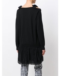 Robe-pull en tricot noire Boutique Moschino