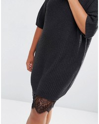 Robe-pull gris foncé Asos