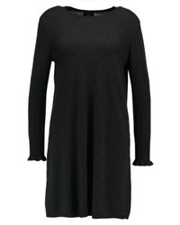 Robe-pull gris foncé Only