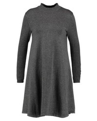 Robe-pull gris foncé Pieces