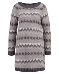 Robe-pull grise Cream