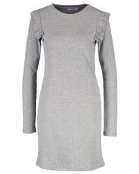 Robe-pull grise Pieces