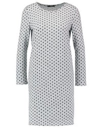 Robe-pull imprimée grise Only