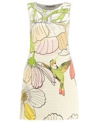 Robe-pull imprimée marron clair Desigual