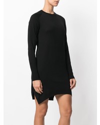 Robe-pull imprimée noire et blanche Sonia Rykiel