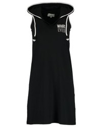 Robe-pull imprimée noire TWINTIP