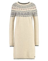 Robe-pull marron clair Esprit