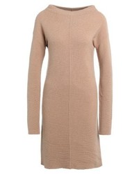 Robe-pull marron clair Marella