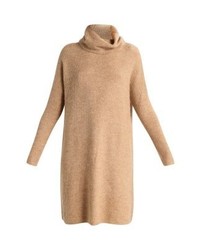 Robe-pull marron clair Only
