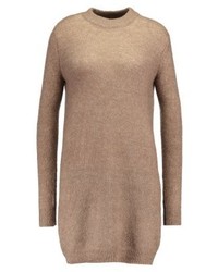 Robe-pull marron clair Pieces
