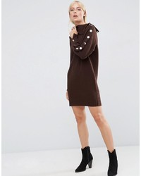 Robe-pull marron foncé Asos