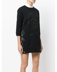 Robe-pull noire Philipp Plein