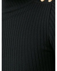 Robe-pull noire Balmain
