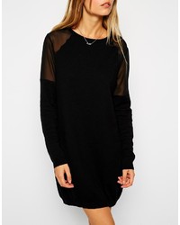 Robe-pull rouge Asos