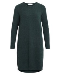Robe-pull vert foncé Vila
