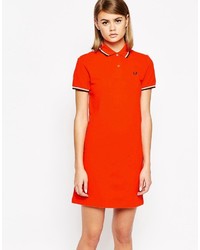 Robe rouge Fred Perry