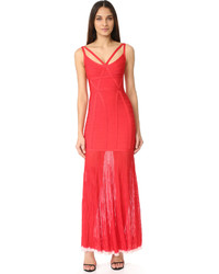 Robe rouge Herve Leger