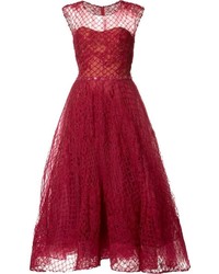 Robe rouge Marchesa