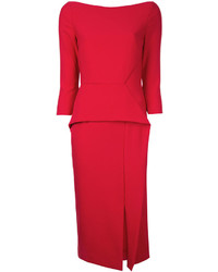 Robe rouge Roland Mouret