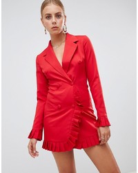 Robe smoking rouge Missguided